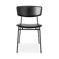 Fifties Matte-Leather Chair