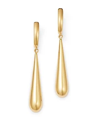 Teardrop Cuff Earrings in 14K Yellow Gold