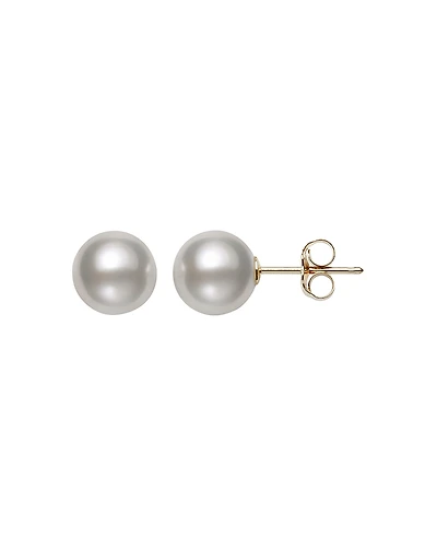 Bloomingdale's Fine Collection Akoya Cultured Pearl Stud Earrings