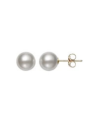 Bloomingdale's Fine Collection Akoya Cultured Pearl Stud Earrings