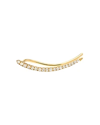Zoe Lev 14K Yellow Gold Diamond Ear Crawler