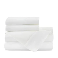 Peacock Alley Mandalay Cuff Flat Sheet, Queen