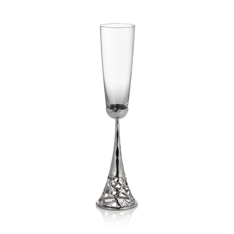 Heart Toasting Flutes, Set of 2