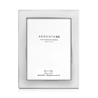 Argento Sc Castell Sterling Silver 4 x 6 Picture Frame