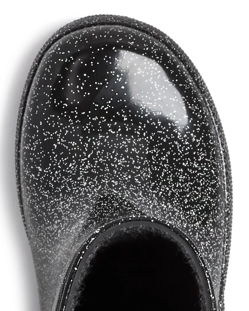 Unisex Classic Starcloud Glitter Rain Boots - Walker, Toddler, Little Kid, Big Kid