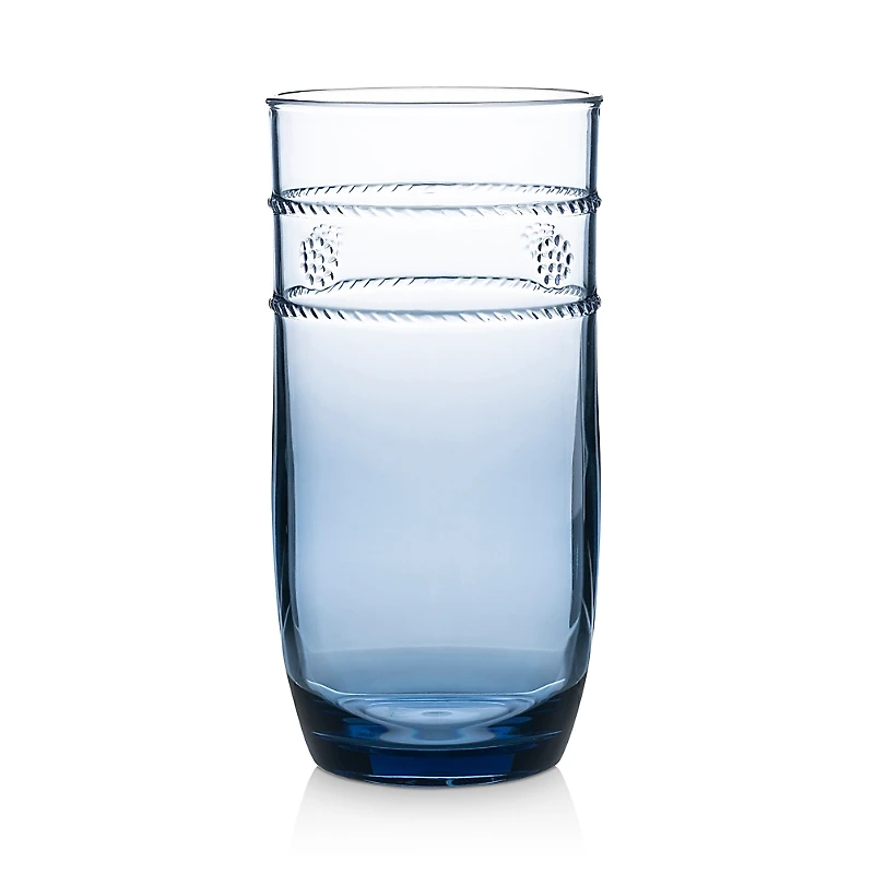 Juliska Isabella Blue Acrylic Large Beverage Tumbler