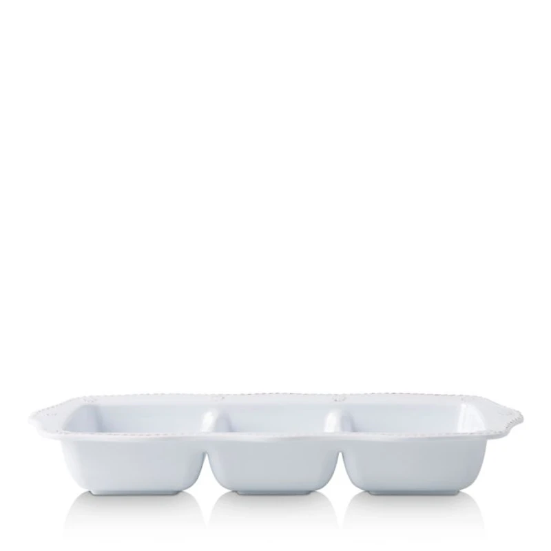 Berry & Thread Melamine Triple Section Server
