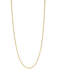 Bloomingdale's Fine Collection Solid Glitter Chain Necklace
