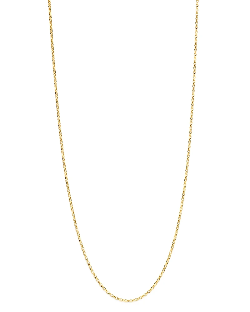 Bloomingdale's Fine Collection 14K Yellow Gold Round Rolo Chain Necklace, 20