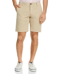 The Peaks Cotton-Blend Over-Dyed Classic Fit Shorts