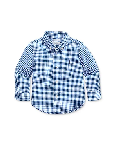 Boys' Cotton Plaid Shirt - Baby
