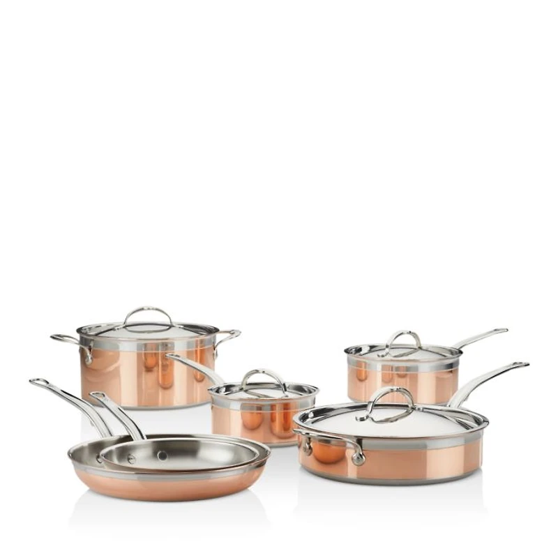 CopperBond® 10-Piece Induction Copper Cookware Set