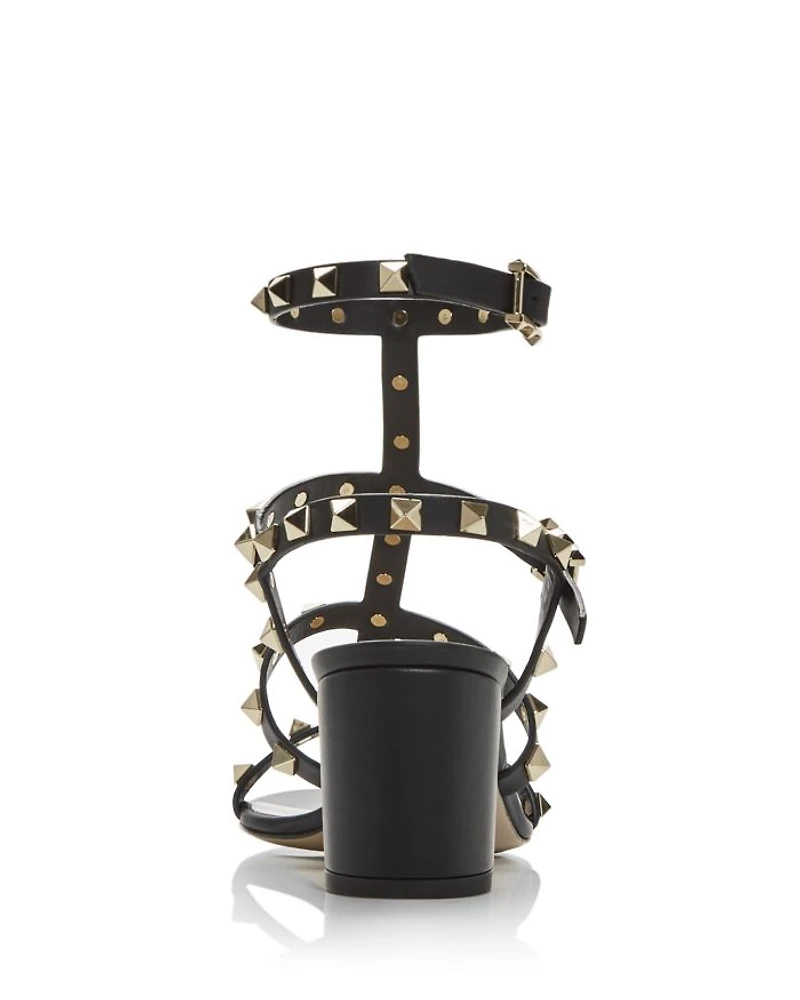 Women's Rockstud City Block Heel Sandals