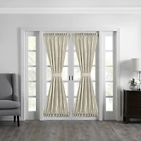 Elrene Home Fashions Colette French Door Window Panel