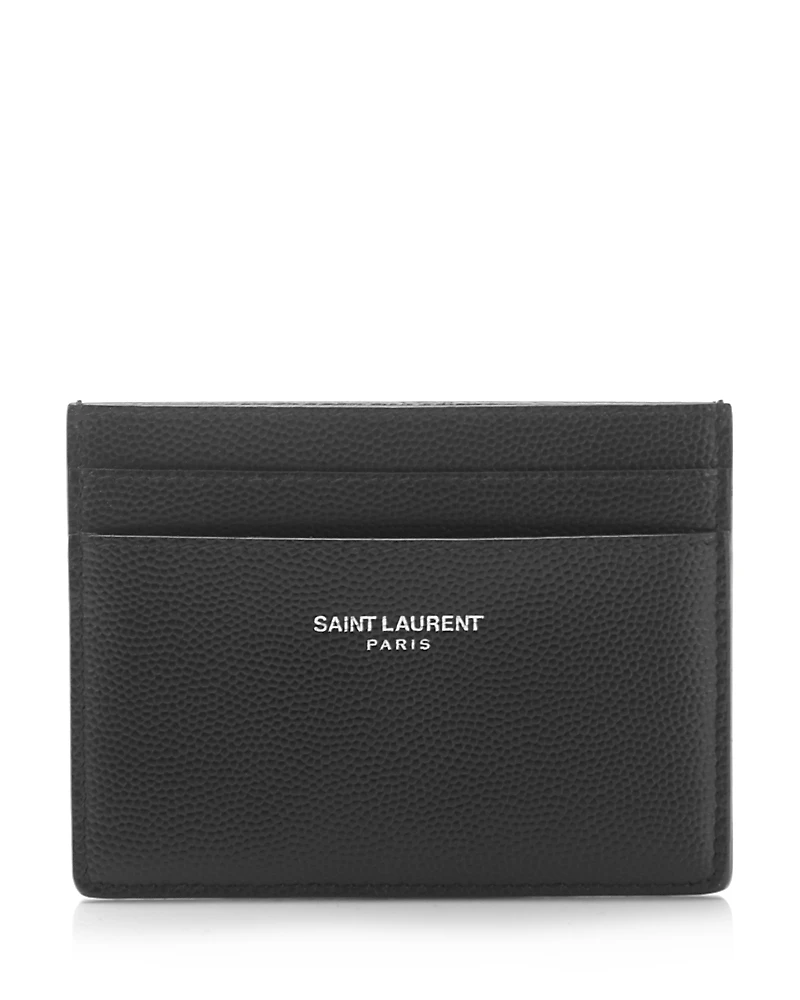 Saint Laurent Leather Card Case