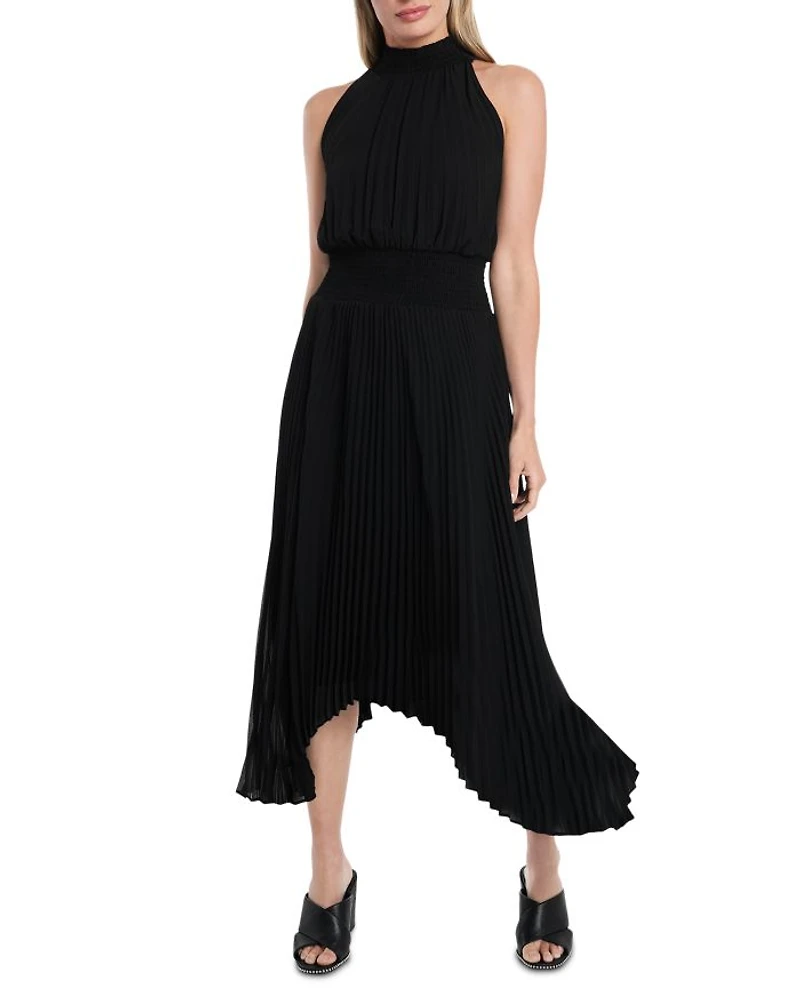 Pleated Handkerchief Dress