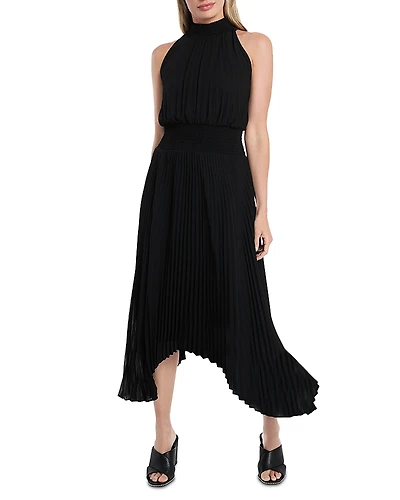 1.state Pleated Handkerchief Dress