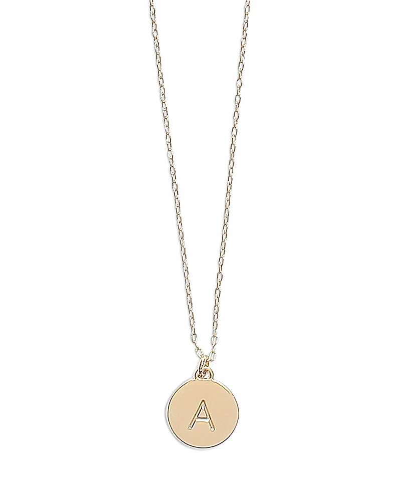 kate spade new york Mini Initial Pendant Necklace