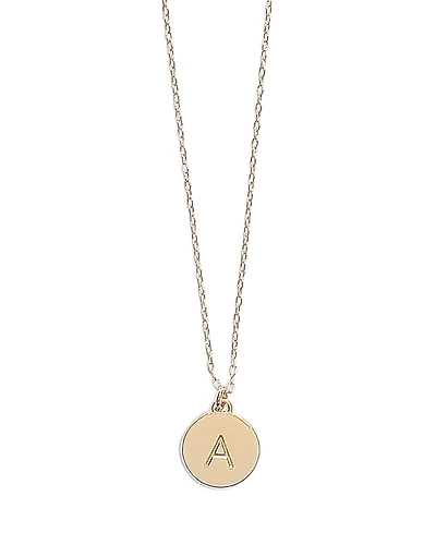kate spade new york Mini Initial Pendant Necklace