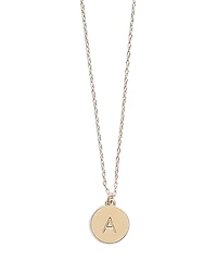 kate spade new york Mini Initial Pendant Necklace