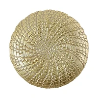 Rufolo Glass Gold Crocodile Salad Plate