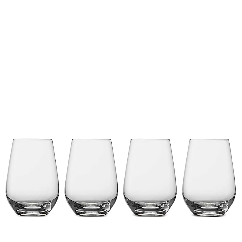 Villeroy & Boch Voice Basic Stemless Wine Glasses, Set of 4