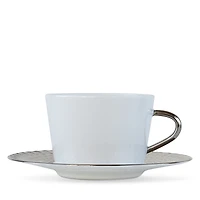 Bernardaud Twist Platinum Tea Cup - Exclusive