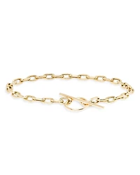 Zoe Chicco 14k Yellow Gold Square Link Toggle Bracelet