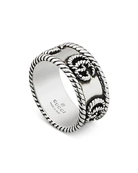 Sterling Silver Marmont Double G Band