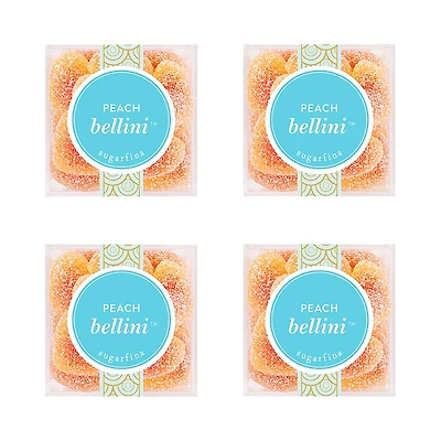 Sugarfina Peach Bellini, Small Cube - Set of 4