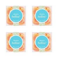 Sugarfina Peach Bellini, Small Cube - Set of 4