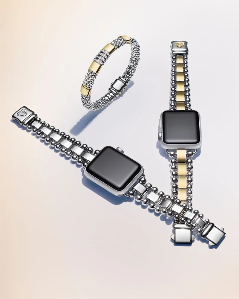 Smart Caviar Stainless Steel 18K Gold Apple™ Watch Bracelet