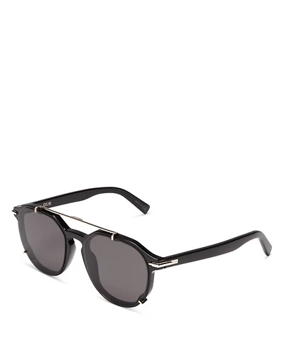 DiorBlackSuit RI Round Sunglasses, 56mm