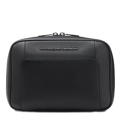 Roadster Leather Wash Bag