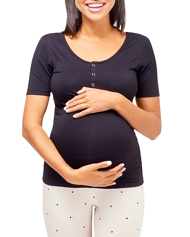 Nom Maternity Rhys Nursing Pajama Top