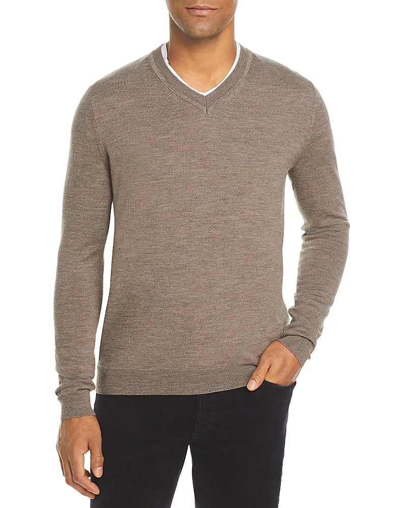 The Men's Store at Bloomingdale's V-Neck Merino Wool Sweater - Exclusive