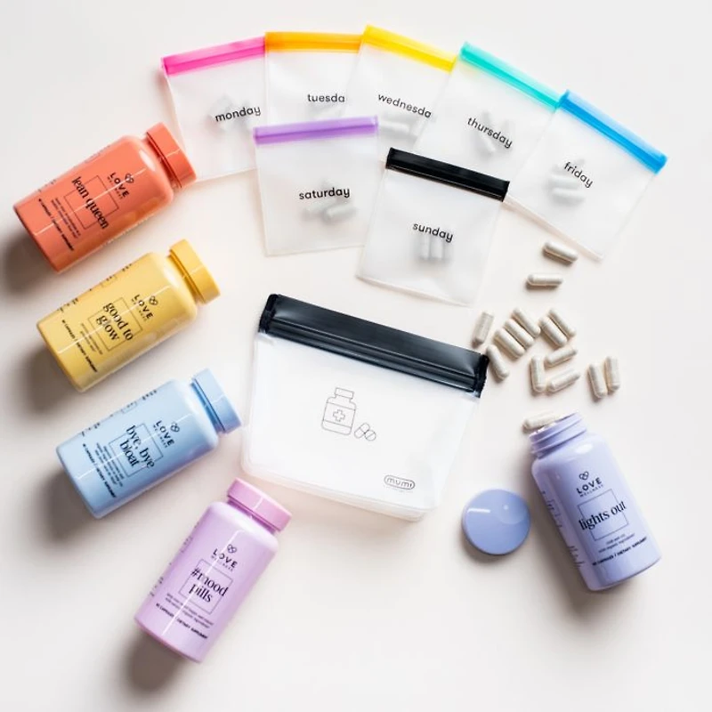 Pill Pouches, Set of 8