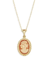 Bloomingdale's Fine Collection Cameo Pendant Necklace