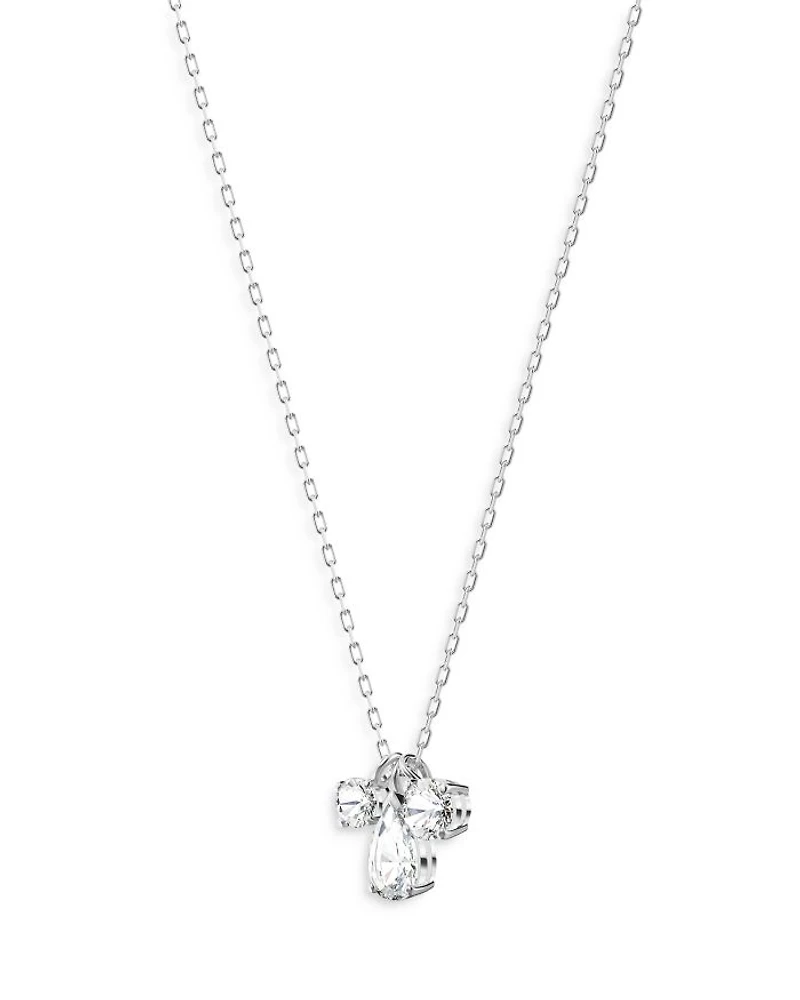 Mesmera Three Stone Pendant Necklace, 15.6"