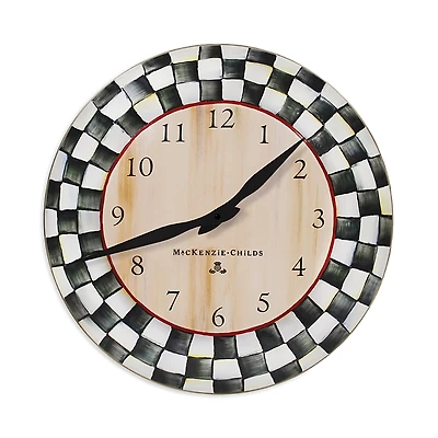 MacKenzie-Childs Courtly Check Clock