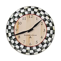 MacKenzie-Childs Courtly Check Clock