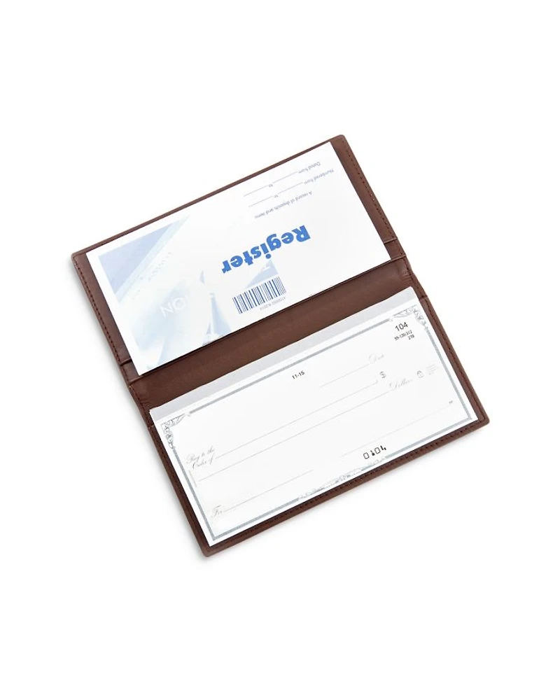 Executive Leather Checkbook Holder