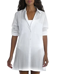 Island Fare Resort Camp Shirt Cover Up