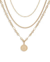 Multi-Strand Pendant Necklace, 18"