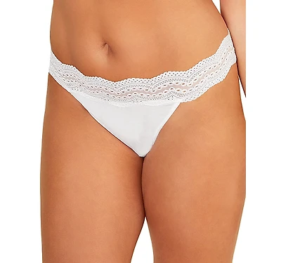 Cosabella Ceylon Lace Trim Low Rise Thong