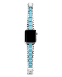 Smart Caviar Blue Ceramic Apple® Watch Bracelet, 38mm