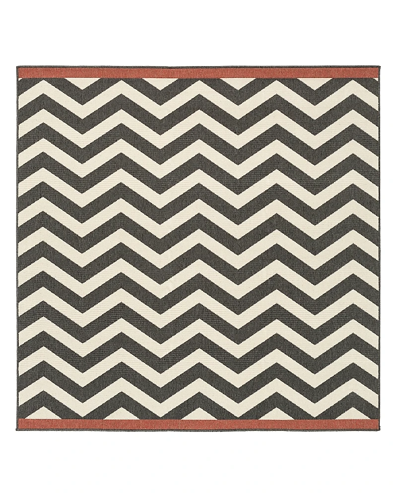 Livabliss Alfresco Alf-9646 Square Area Rug, 8'10 x 8'10
