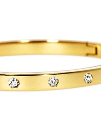 Stone Hinge Bangle