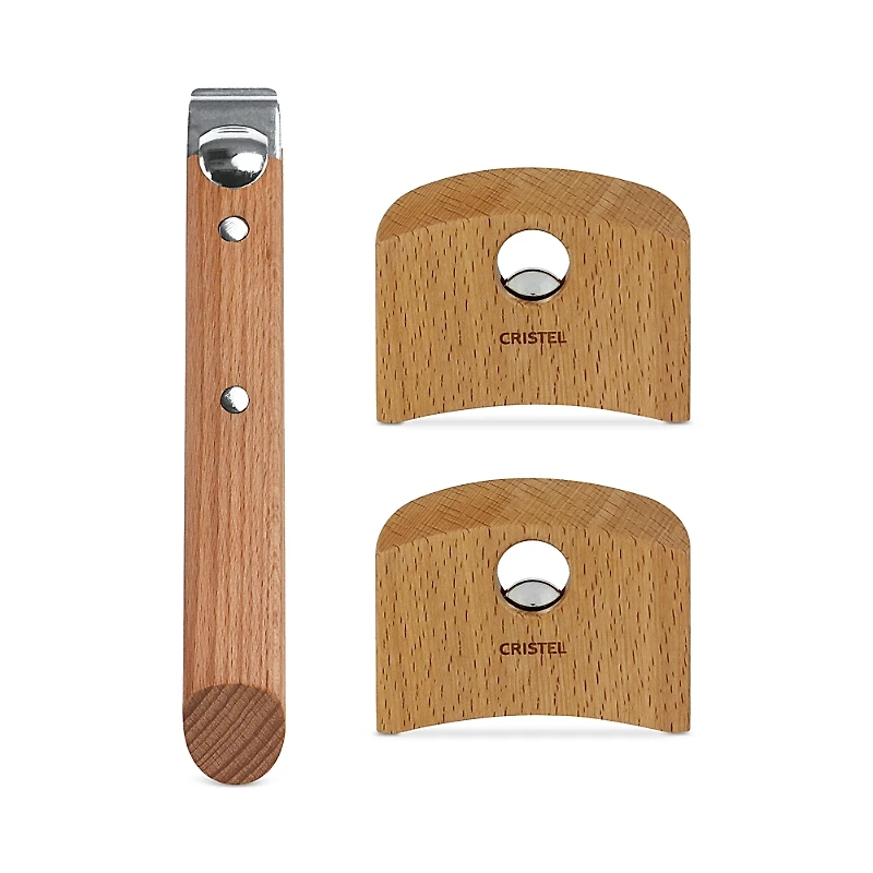 Cristel Casteline Tech Beech Wood Handle Set
