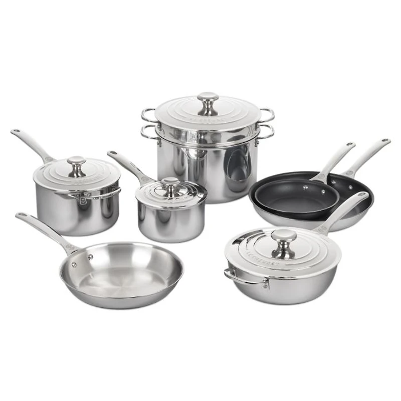 12 Pc Stainless Steel Cookware Set